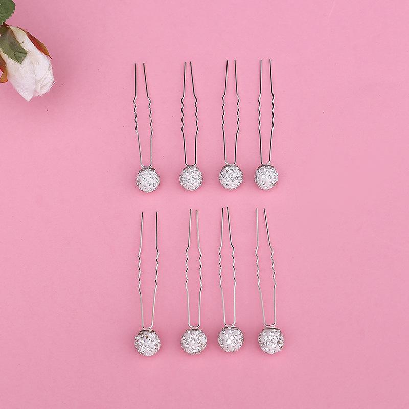 18-teiliges Braut-Haarschmuck-Set: U-förmige Haarnadeln & Styling-Clips für Make-up und Flechten