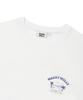 WACKY WILLY Beach Graphic Vacation Short Sleeve T-Shirt White