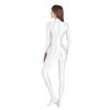 diving suit for Also nylon swimsuits with legs [AMORESY] Shiny, full-body skin-on competitions. available (white, XXL)