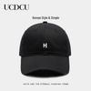 Little H Embroidery Unisex Baseball Cap - Large Fit, Autumn Style, Curved Soft Brim