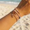 Minimalist Rice Bead Starfish Crystal Stackable Woven Bracelets For Women Men Summer Ocean Handmade Braided Wrist Bangle Jewelry