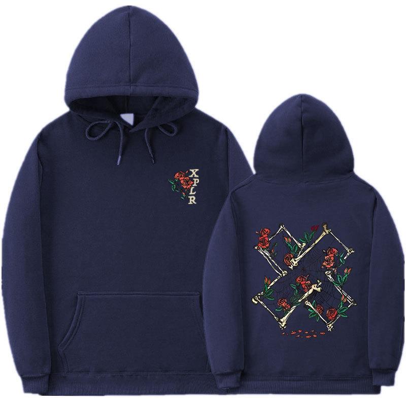 Y2K Sam and Colby XPLR New Hoodies Print Fashion Sweatshirt Hip Hop Unisex Autumn Winter Fleece Streetwear Tops Male Sudaderas