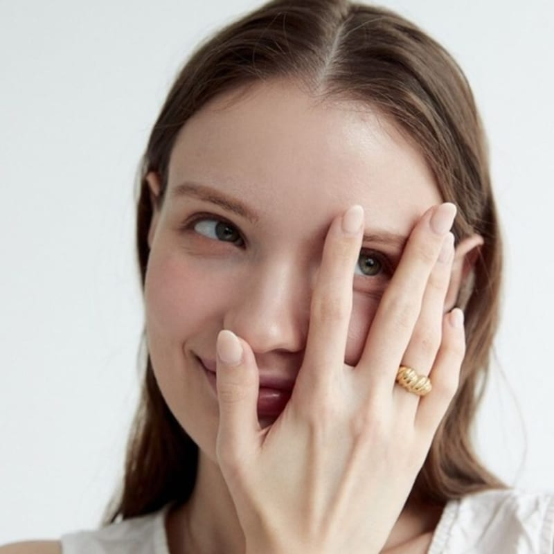 

salted Love ring 003 Silver