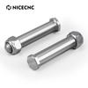 NICECNC For KTM EXC 300 2024 Stainless Steel Footpeg Foot Rest Mount Pins For KTM EXC-F 350 SXF 450 Husqvarna TE300 GasGas EC300