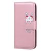 Capa Flip de Couro para Funda Samsung Galaxy A56 A36 A16 A26 A55 A35 A25 A15 A54 A34 5G Capas Carteira Gatinho Fofo 3D Capa de Telefone Mulheres