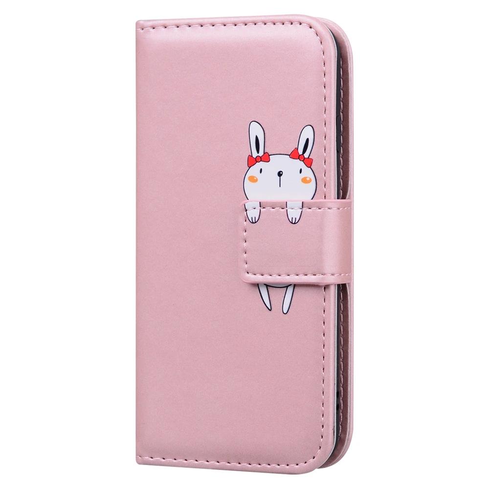 Capa Flip de Couro para Funda Samsung Galaxy A56 A36 A16 A26 A55 A35 A25 A15 A54 A34 5G Capas Carteira Gatinho Fofo 3D Capa de Telefone Mulheres