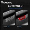 Carbon Fiber Style Interior Sticker for Volkswagen VW Golf 8 MK8 2020 2021 2022 2023 Rear USB Frame Interior Panel