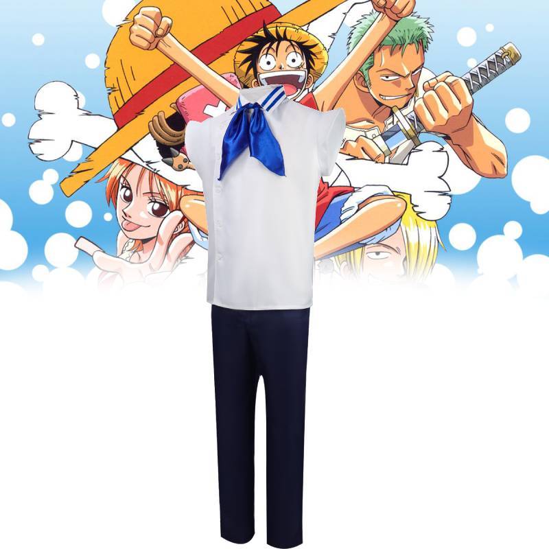 One Piece Cosplay Costume With Polyester Blend For Anime Role Play