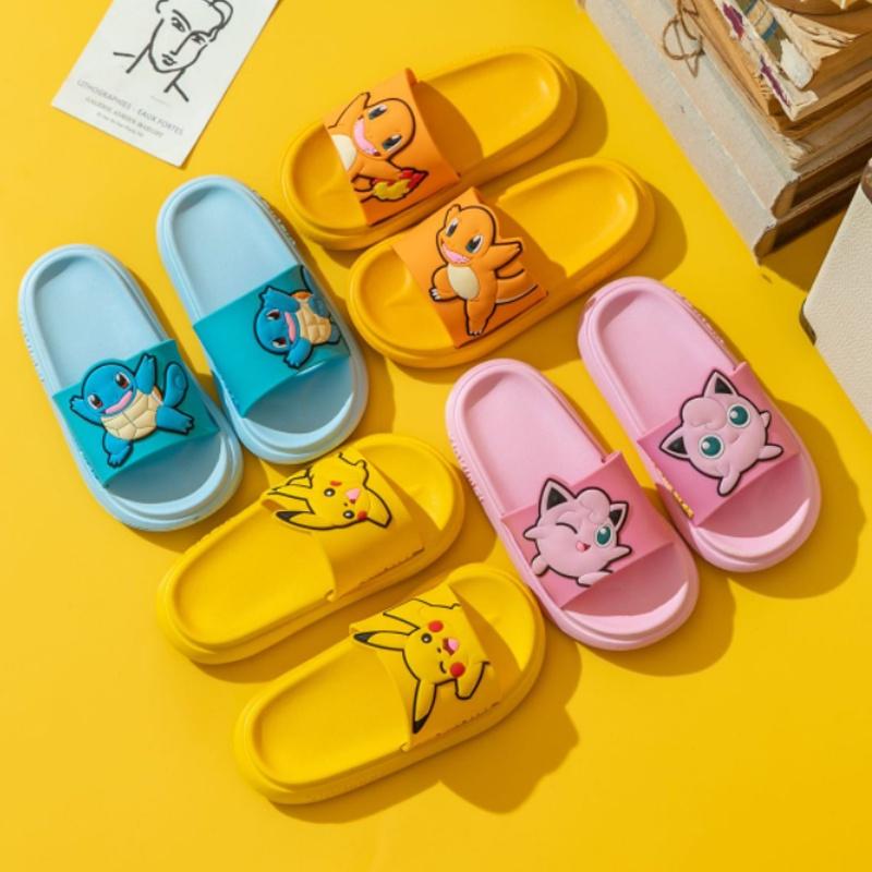 Sandales Pikachu Pokémon pour Enfants Antidérapantes Plage et Douche