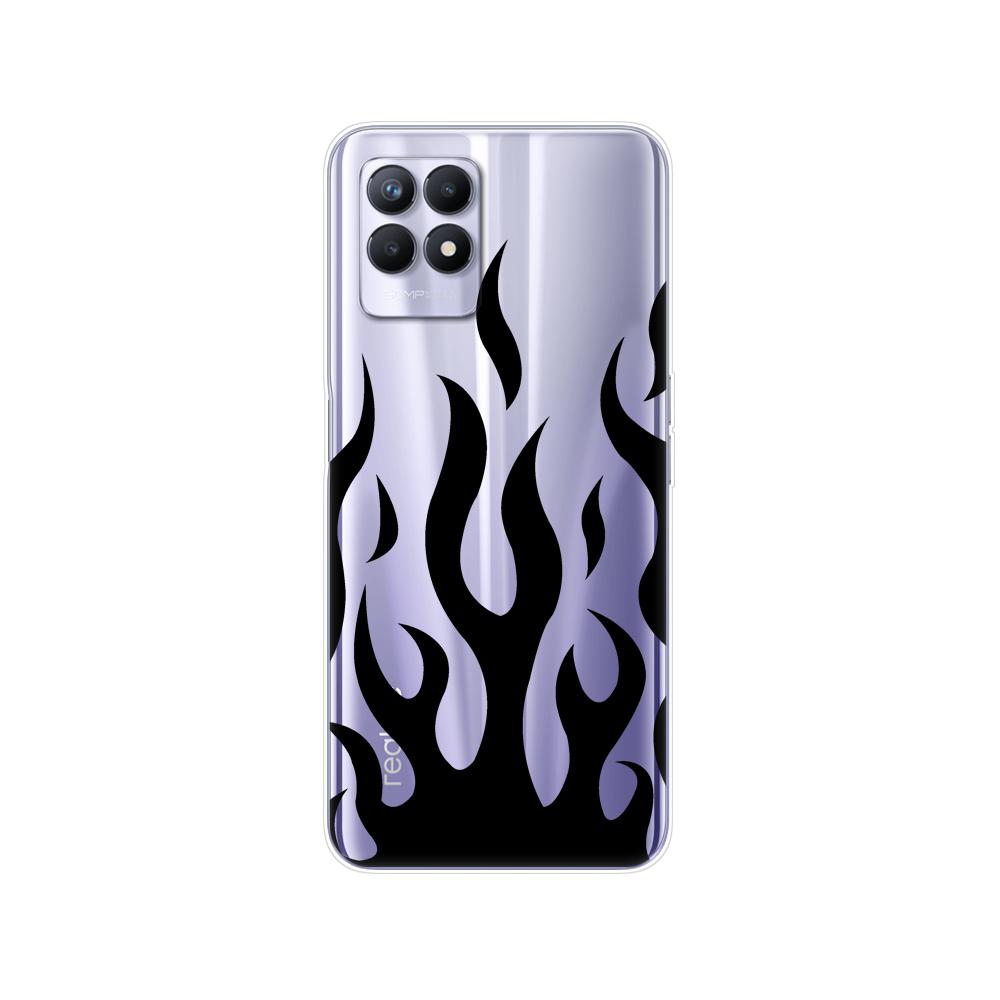 

Для Realme 8i чехол 6,6 дюйма силиконовая задняя крышка для OPPO Realme8i мягкий чехол RMX3151 чехол для телефона бампер Funda TPU Coque Capa Etui Realme 8i