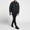 Nike Warme und winddichte kurze Stehkragen Sport Casual Langarm Daunenjacke Herren Oberbekleidung Schwarz DC1292-010