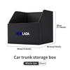 Leather Car Trunk Storage Box Foldable Space Saving Organizer For Lada Niva Vesta 4X4 Samara Kalina Largus Priora Granta WW18