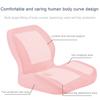 Memory Foam Seat Cushion Ergonomic Design One-piece Seat Cushion with Waist Support Anti-slip Backrest Cushion