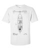 Nikola Tesla Remote Control For Ships and Vehicles Boat Patent Blueprint TShirt