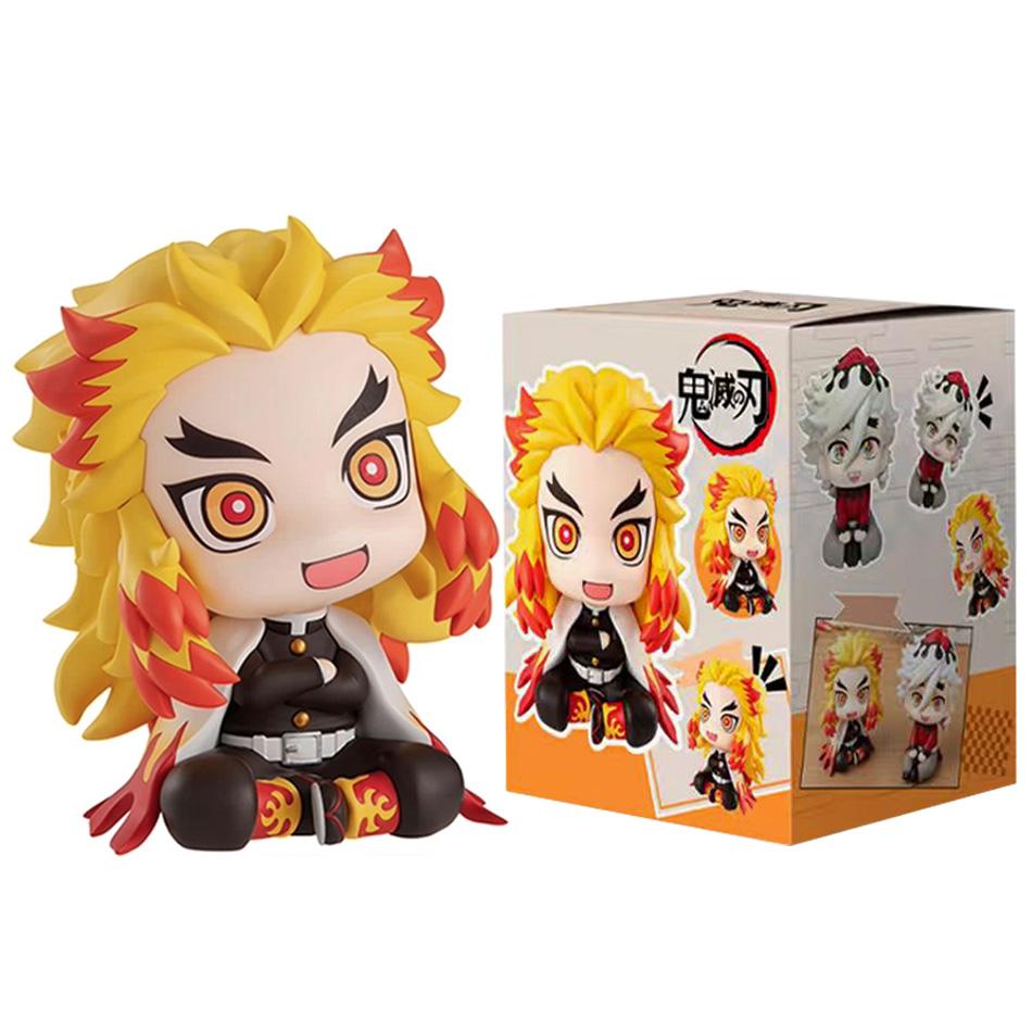 Demon Slayer Nezuko Tanjirou Zenitsu Inosuke Kyoujurou Kanawo Action Figures Model Doll Toy Desktop Ornament Gift