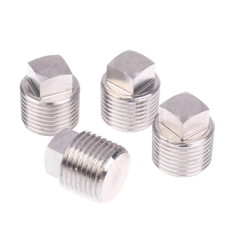 4Pcs Boat Plugs 1/2 Inch Dn15 Npt Stainless Steel Boat Drain Plug Garboard Drain Plug Boat Drain Plug Fits Most Boat Hulls