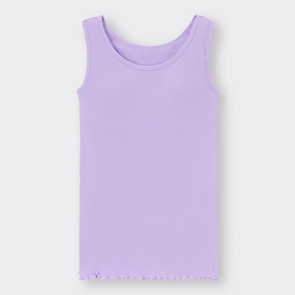 

GU GIRLS Bra Feel Petite Майка в рубчик STEP2