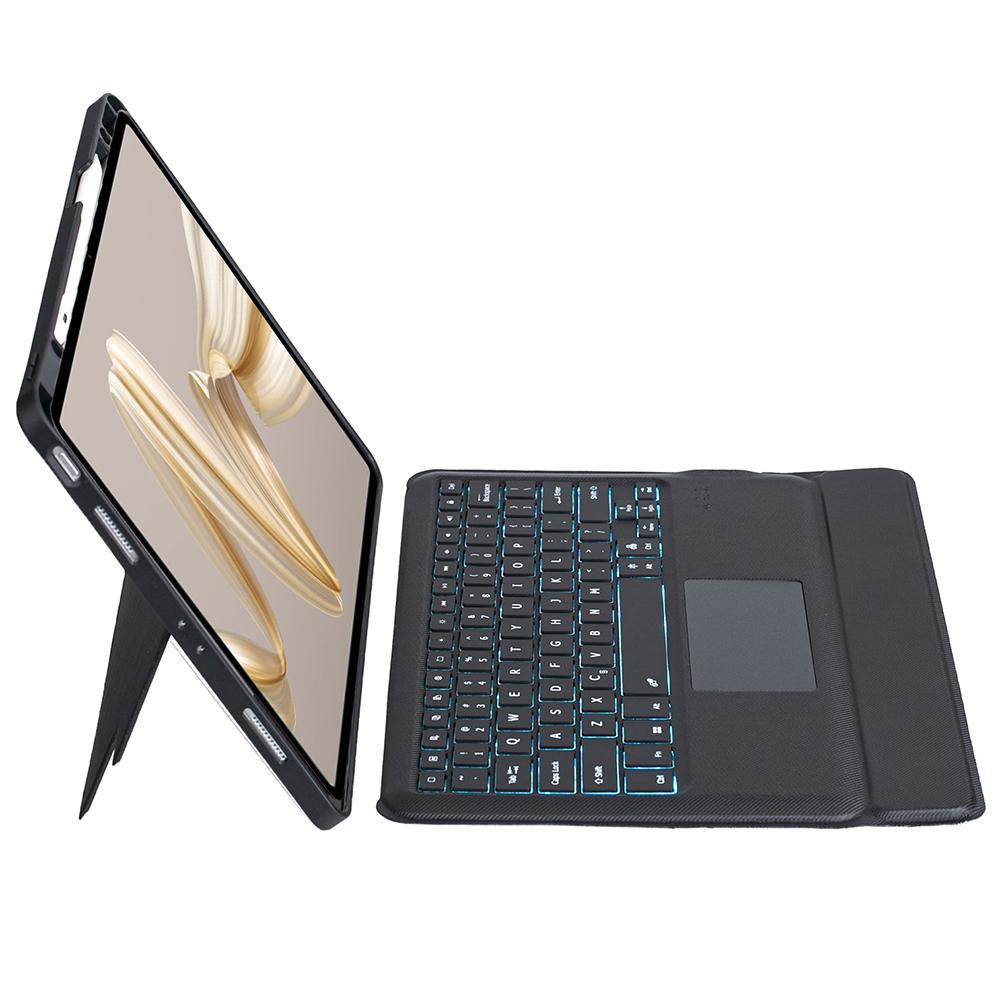 

TH24-AS For Huawei MatePad Pro 12.2 (2024) Leather Stand Cover+Backlit Touchpad Bluetooth-compatible Keyboard A