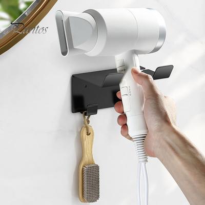Haartrocknerständer, Wandhalterung, Aufbewahrungshalter, stark belastbar, wasserdicht, einfache Installation, universeller Haartrocknerständer, Badezimmer-Aufbewahrungsorganizer