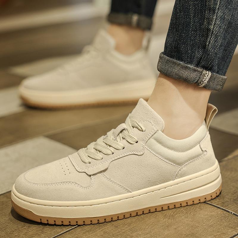 Mode Heren Suède Loafers Instappers Casual Schoenen voor Mannen 2024 Nieuw Ademend Canvas Rijschoenen Comfortabele Mocassins Antislip Schoenen