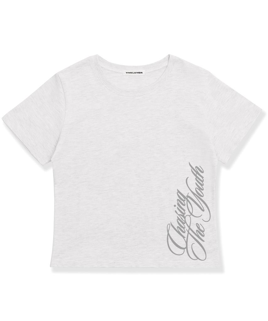 Bibalabida Poetic Crop Short Sleeve T-Shirt