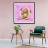 5D obraz diamentowy DIY alfabet kreskówka niedźwiedź 26 angielska litera diament mozaika obraz dżetów haft Home Decor prezent