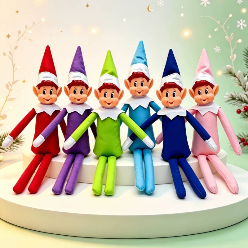 Elf The Shelf Christmas Elf Doll Decor Felt Figurine For Holiday Display