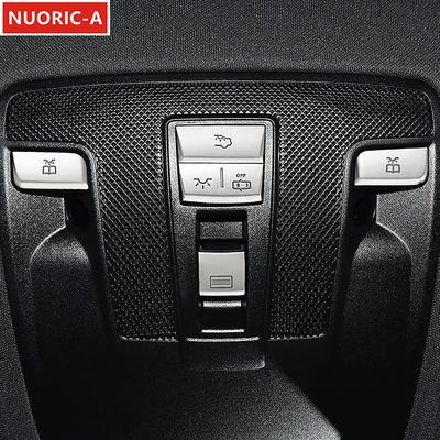 Car Styling Roof Reading Lamp Buttons Decals Decoration Cover Trim For Mercedes Benz GLA CLA ML GL GLE GLS A B Class