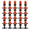 25x Adjustable Atomizing Nozzles Drip Irrigation Spray Emitters Easy To Connector