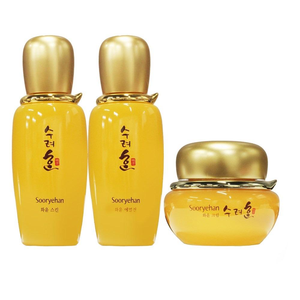 Sooryehan Hwayun 3-Piece Special Set – Hydrating Skin 80ml, Balancing Emulsion 80ml & Vitalizing Cream 25ml