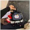 2025 Autumn Cute Apple Pendant Women's Lightweight Travel Backpack - Large Capacity, Casual Commuting Bag