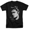 26 Elvis Presley Simple Face T Shirt Licensed Rock N Roll Music Band Tee Black Unisex T-Shirt