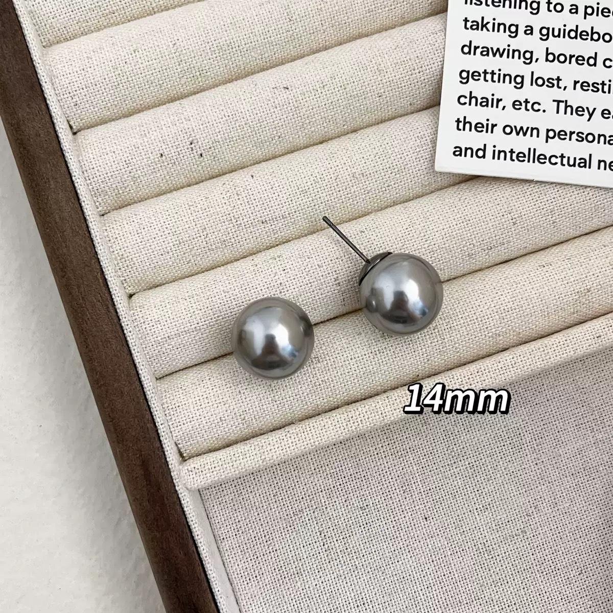 

«Серьги-иглы Майяра 925»: Янтарный жемчуг в стиле ретро для осени/зимы