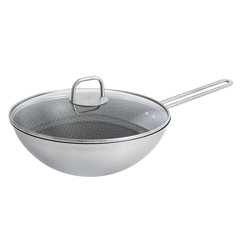 ZWILLING NovaPlus 30cm Honeycomb Stainless Steel Wok