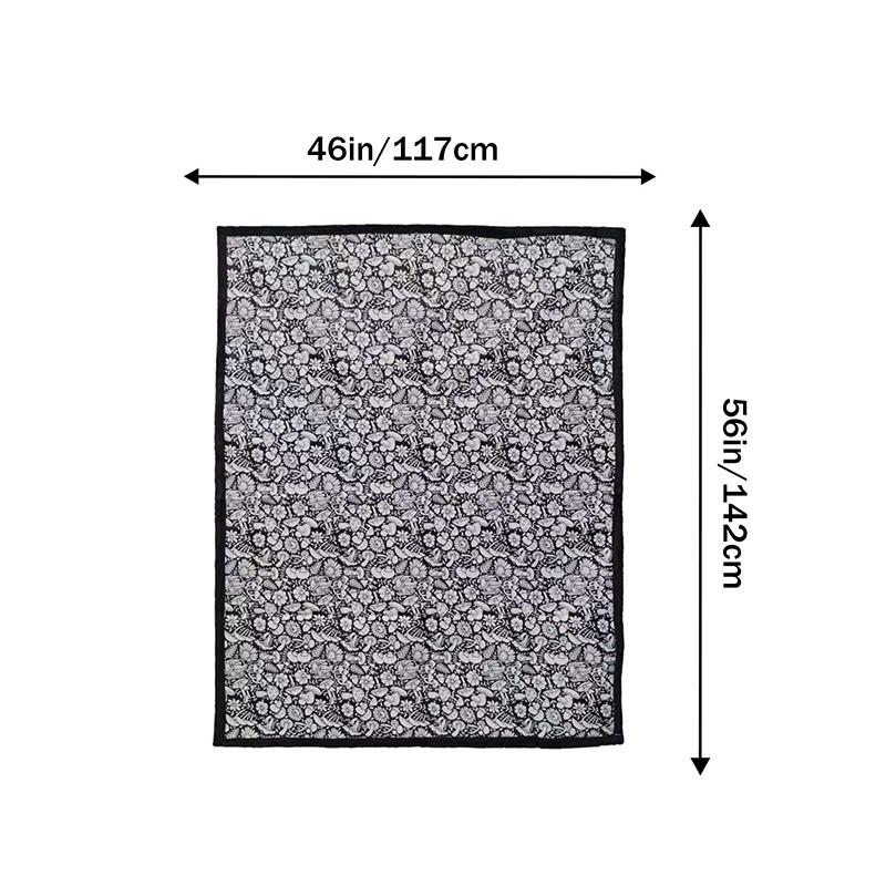 Diy Coloring Blanket, Washable Color Your Own Fleece Throw Blanket For Kids And Adults Soft Cozy Art Project