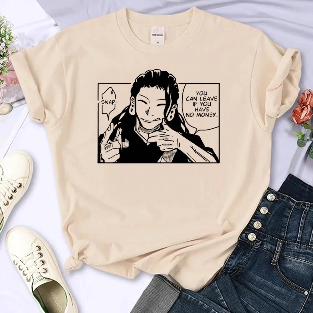 Jujutsu Kaisen Tee women comic t-shirts female anime clothing