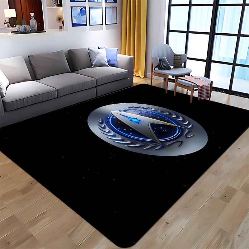 Starlogo Printed Carpet Living Room Camping Carpet Christmas Halloween New Year Girl Room Cute Cool Rug Girls Room Rug Yoga Mat