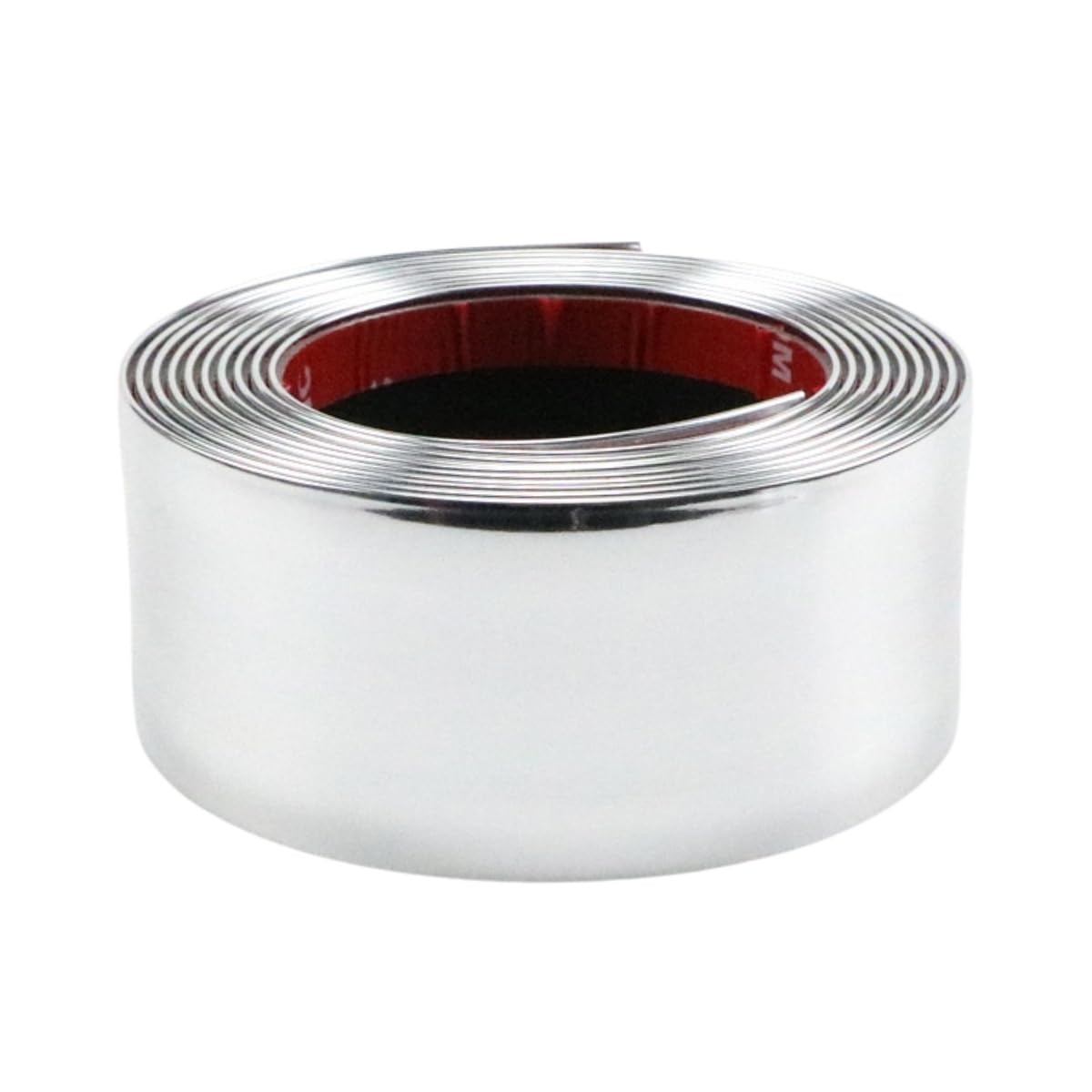 

karim Хромированный Molle Автомобильный Хромированная Лента Клейкая Кузов Дверь Молдинг Защита Уплотнитель Защита Интерьер 50mm x 3M серебряный