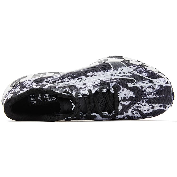 Mizuno Wave Rebellion Pro Splash Color Cushioning Non-Slip Durable Low-Top Marathon Running Shoes Unisex Running Shoes White Black J1GC231702