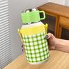 Large-capacity thermos cup for picnic, going out to keep cold, the new Big Mac water cup thermos bottle is portable for students