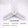 LED Energy-Saving U-Shaped Three-Leaf Bulb E27 for Bedrooms - Super Bright Folding Ceiling Light