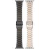 For Compatible Titanium S11 Ultra3 Pure Titanium Alloy Watch Strap with Fake Five Beads Folding Buckle
