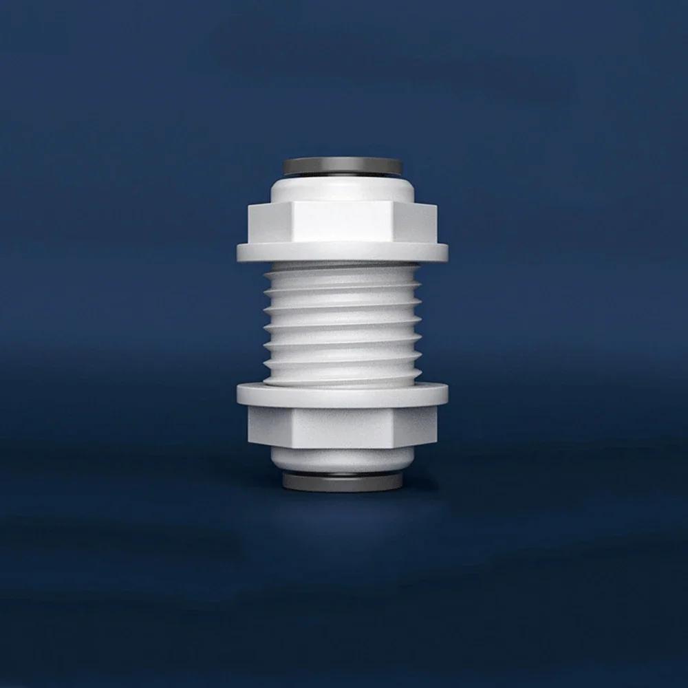 Fit 6.35mm Tube X Male Female Thread 1/2" BSP POM Quick Fitting Connector For Aquarium RO Water Filter Reverse Osmosis System