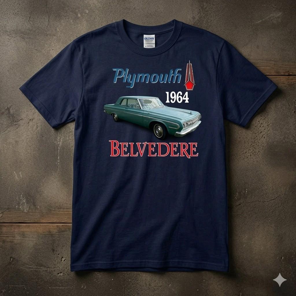 1965 Plymouth Satellite Tee Vintage Muscle Car Lover Shirt L