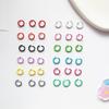 Metal Painted 1.2×8mm Open Jump Rings for DIY Jewelry Crafting | Single Loop C Rings Jewelry Material