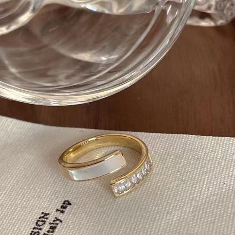 Emerald Design-inspired Ring for Women, High-end, Cool Style, Open Design, Index Finger Ring, Ring Band