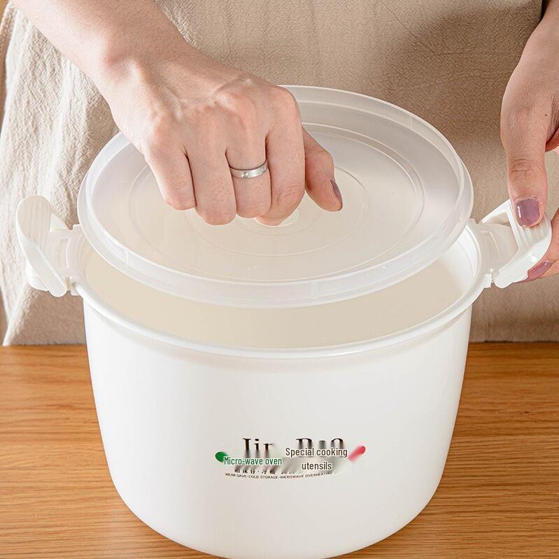 Microwave Rice Cooker and Steamer Lunch Box Set with Noodle Bowl and Utensils