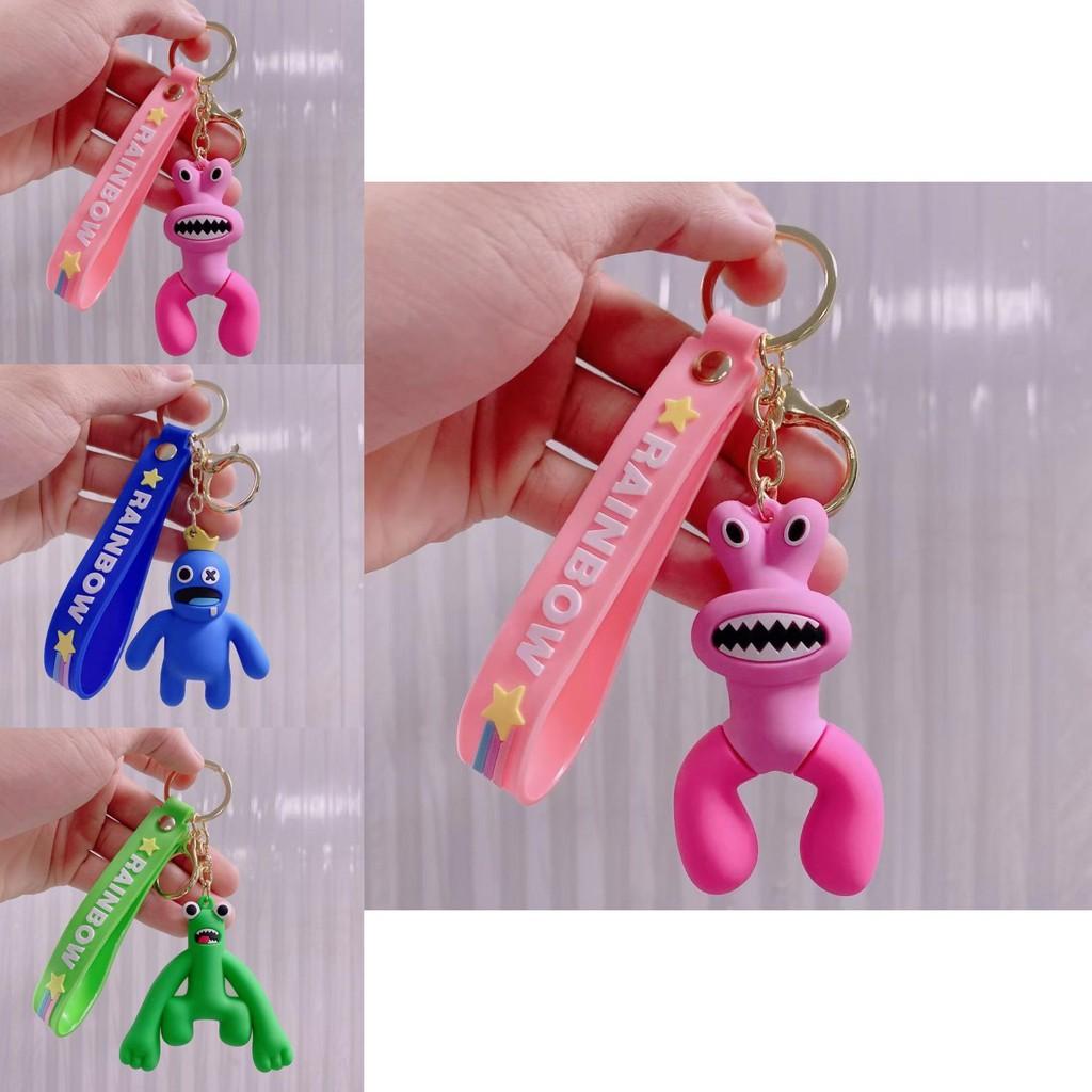 Colorful Roblox Rainbow Friends Keychain Bag Pendant For Kids Xmas Gift