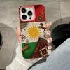 Kurdistan Flag Pink Translucent Mobile Phone Case for iPhone 17 16 15 14 13 12 11 X XR XS Air Pro Max Plus Colorful Cover
