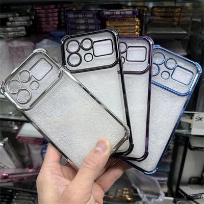 Para Capa Infinix Note 60 Pro Capa de Silicone Transparente Galvanizada Protetora de Câmera Infinix Note 60 Para-choque Infinix Note60 Pro5G